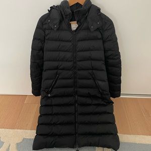 Moncler Moka Jacket (Moncler Size 2) Knee Length hooded puffer, super warm!